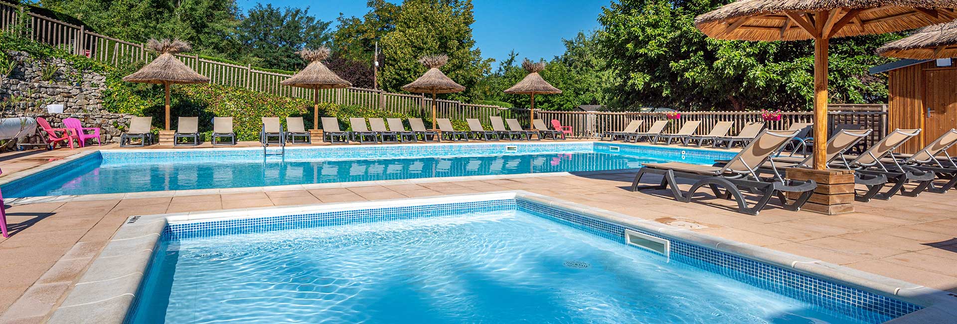 camping avec piscine chauffée drome