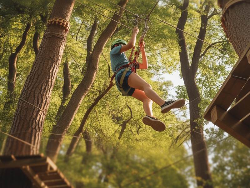activité faire de l'Accrobranche Drôme