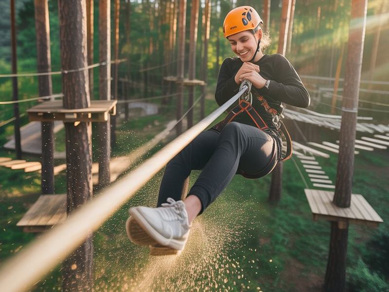 faire de l'Accrobranche Drôme